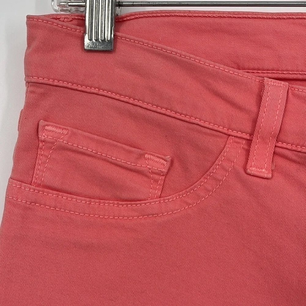 J Brand 811 Mid-Rise Skinny Jeans Coral Size 29